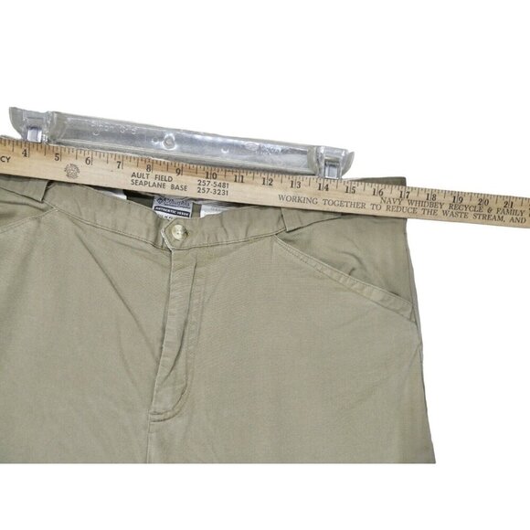 Columbia Pants Womens 16 Reg Stretch Chino Olive‎ Khaki Outdoors - Picture 8 of 12